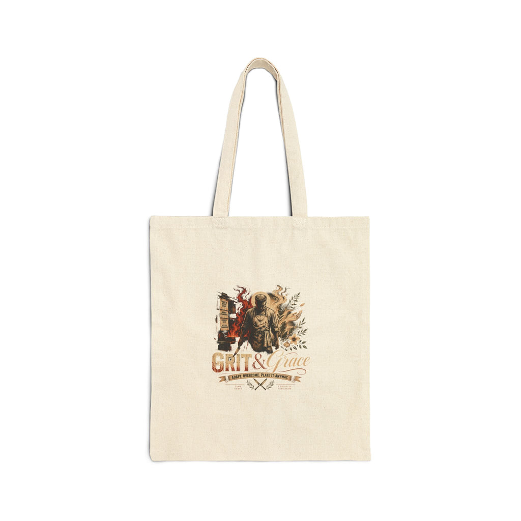 Grit & Grace Western Horse Canvas Tote Bag