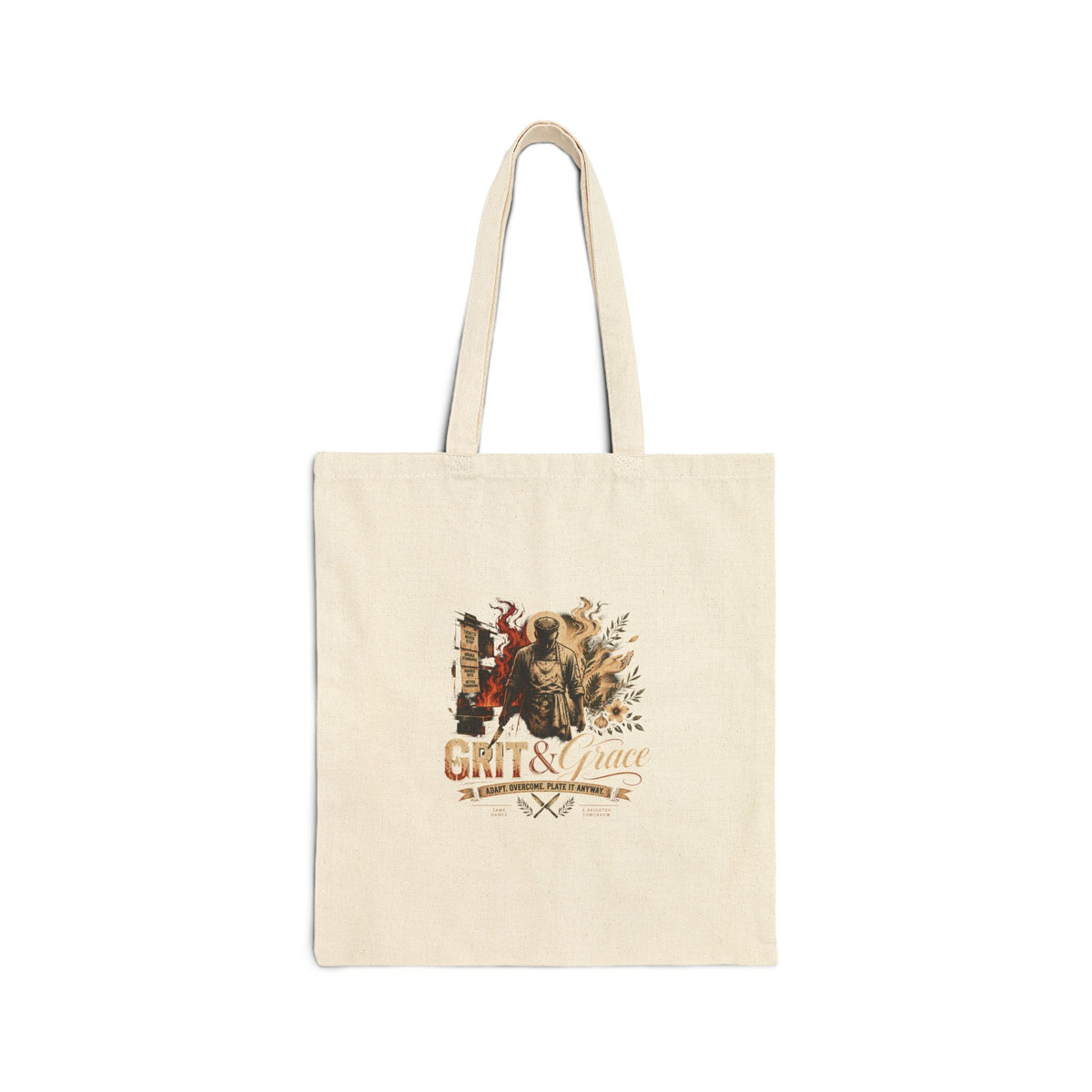 Grit & Grace Western Horse Canvas Tote Bag