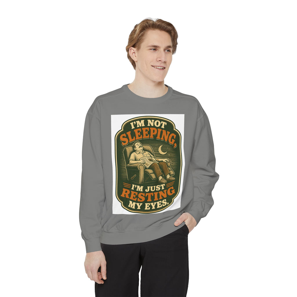 I'm Not Sleeping I'm Resting My Eyes Sweatshirt | Cozy Reader Gift