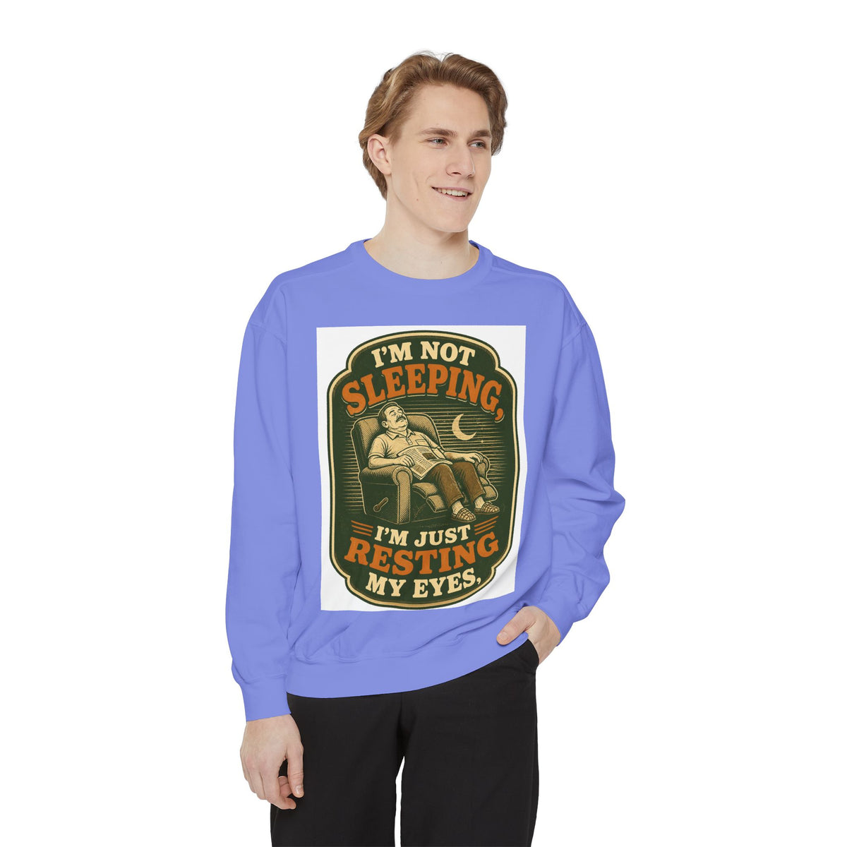I'm Not Sleeping I'm Resting My Eyes Sweatshirt | Cozy Reader Gift