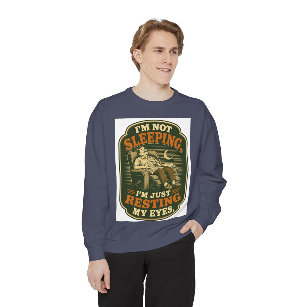 I'm Not Sleeping I'm Resting My Eyes Sweatshirt | Cozy Reader Gift