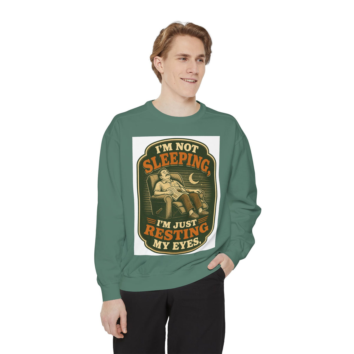 I'm Not Sleeping I'm Resting My Eyes Sweatshirt | Cozy Reader Gift