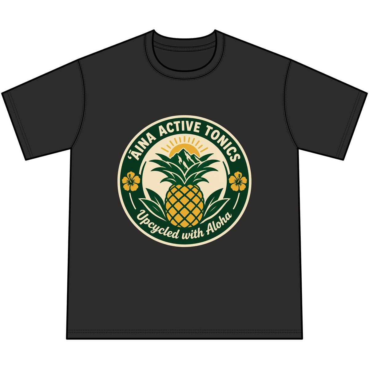 ʻĀina Active Tonics Upcycled with Aloha Graphic T-Shirt