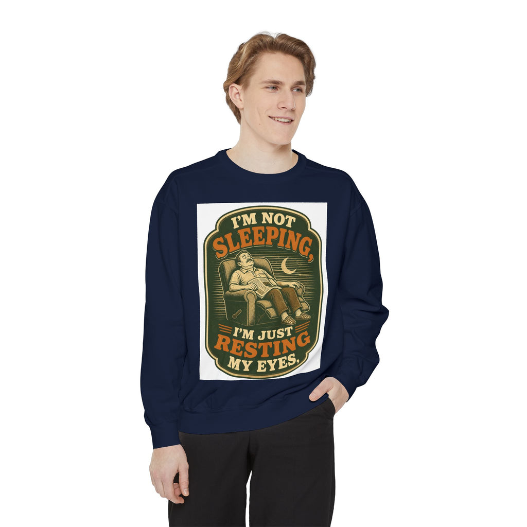I'm Not Sleeping I'm Resting My Eyes Sweatshirt | Cozy Reader Gift