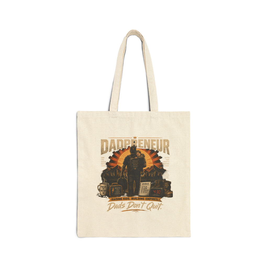 Dark Humor Graphic Cotton Canvas Tote Bag