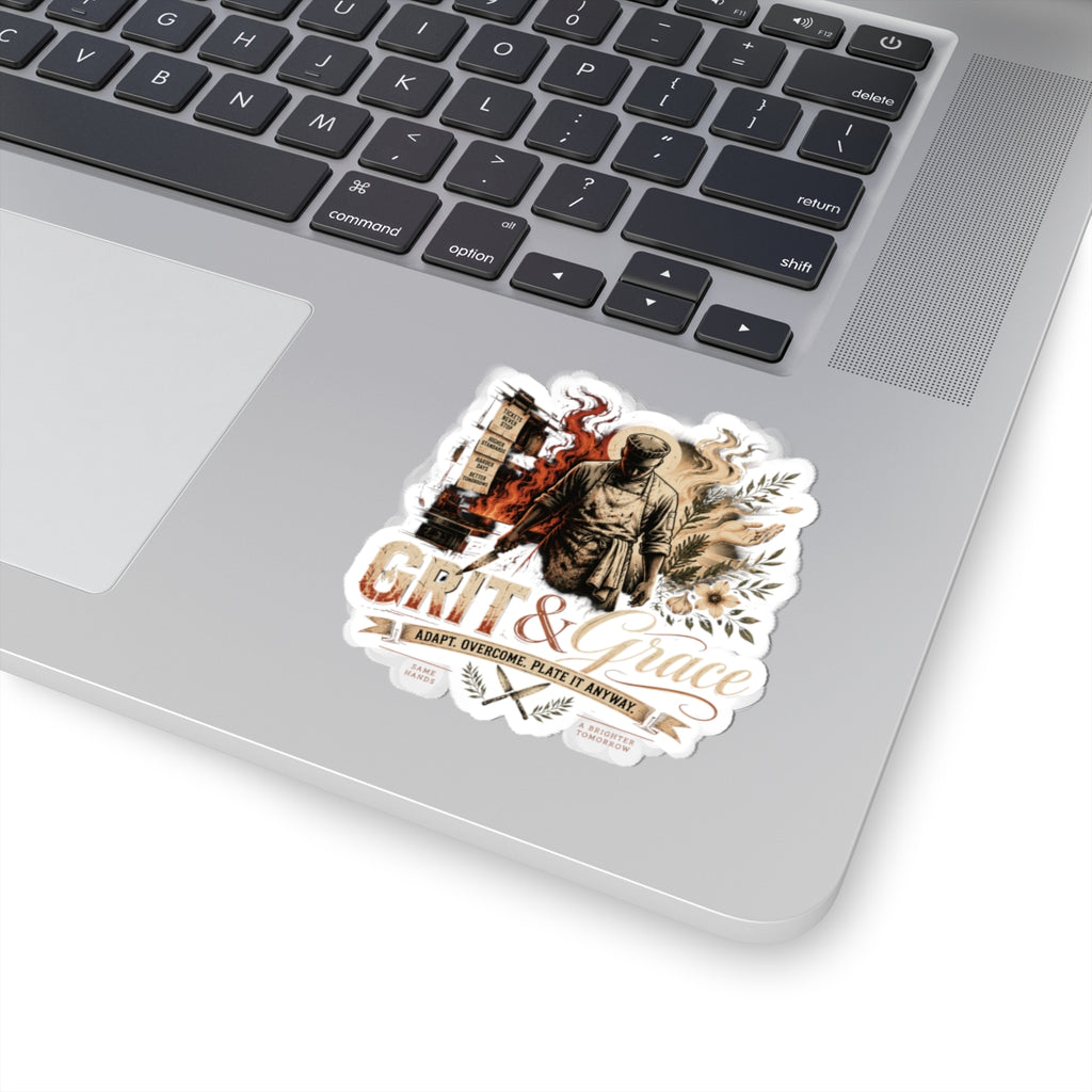Grit & Grace Kiss-Cut Sticker