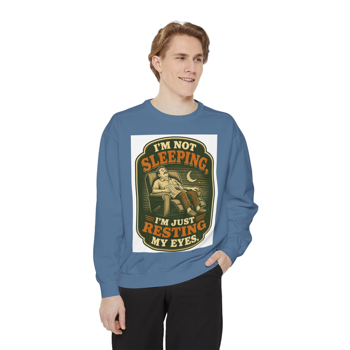 I'm Not Sleeping I'm Resting My Eyes Sweatshirt | Cozy Reader Gift