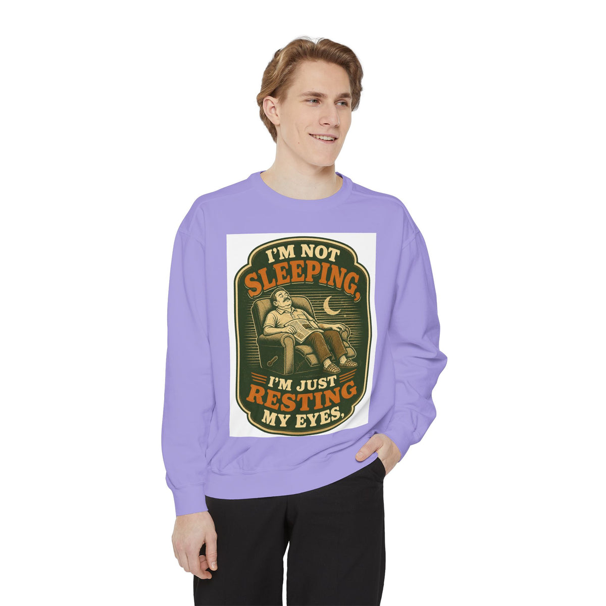 I'm Not Sleeping I'm Resting My Eyes Sweatshirt | Cozy Reader Gift