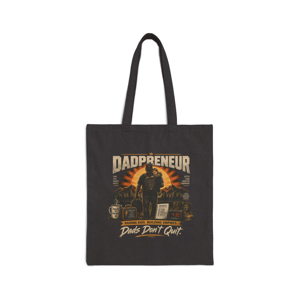 Dark Humor Graphic Cotton Canvas Tote Bag