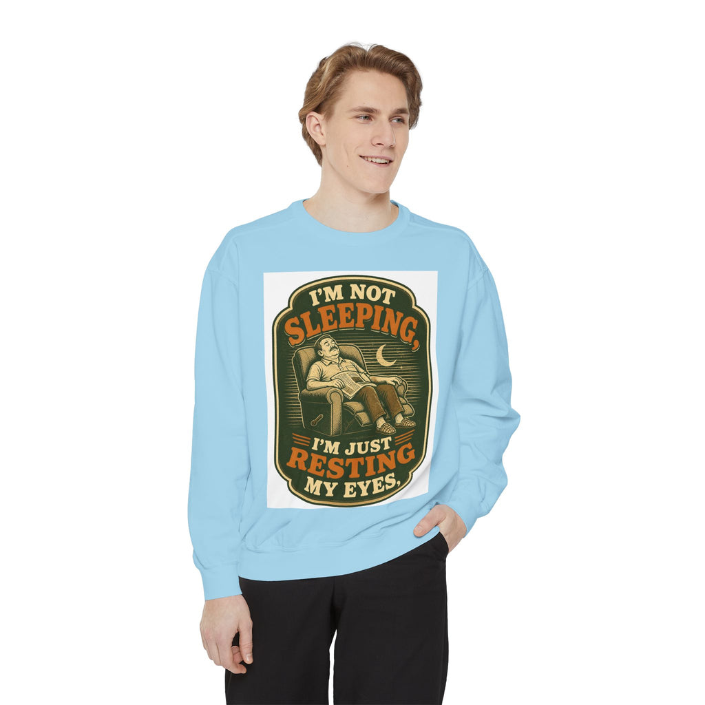 I'm Not Sleeping I'm Resting My Eyes Sweatshirt | Cozy Reader Gift