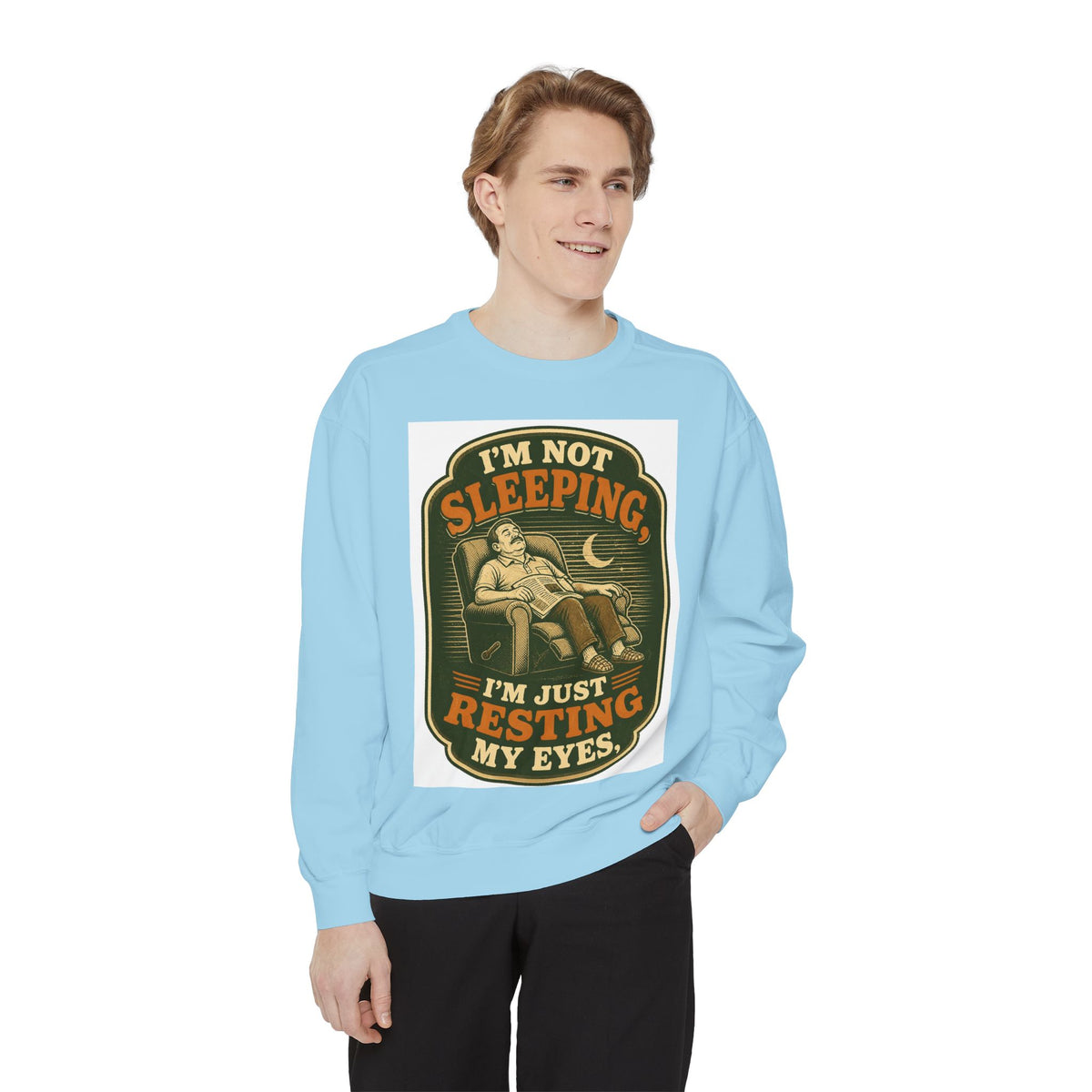 I'm Not Sleeping I'm Resting My Eyes Sweatshirt | Cozy Reader Gift