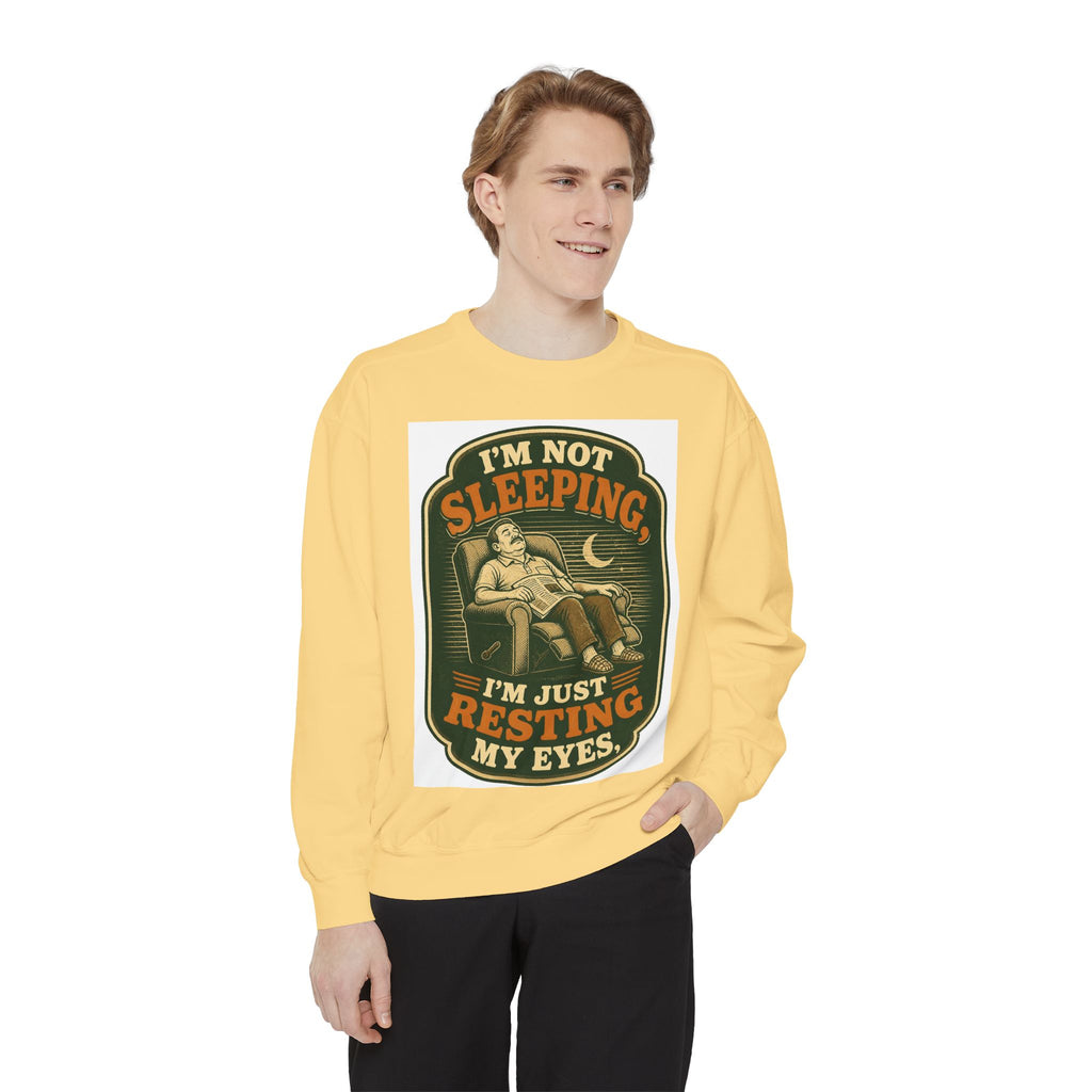 I'm Not Sleeping I'm Resting My Eyes Sweatshirt | Cozy Reader Gift