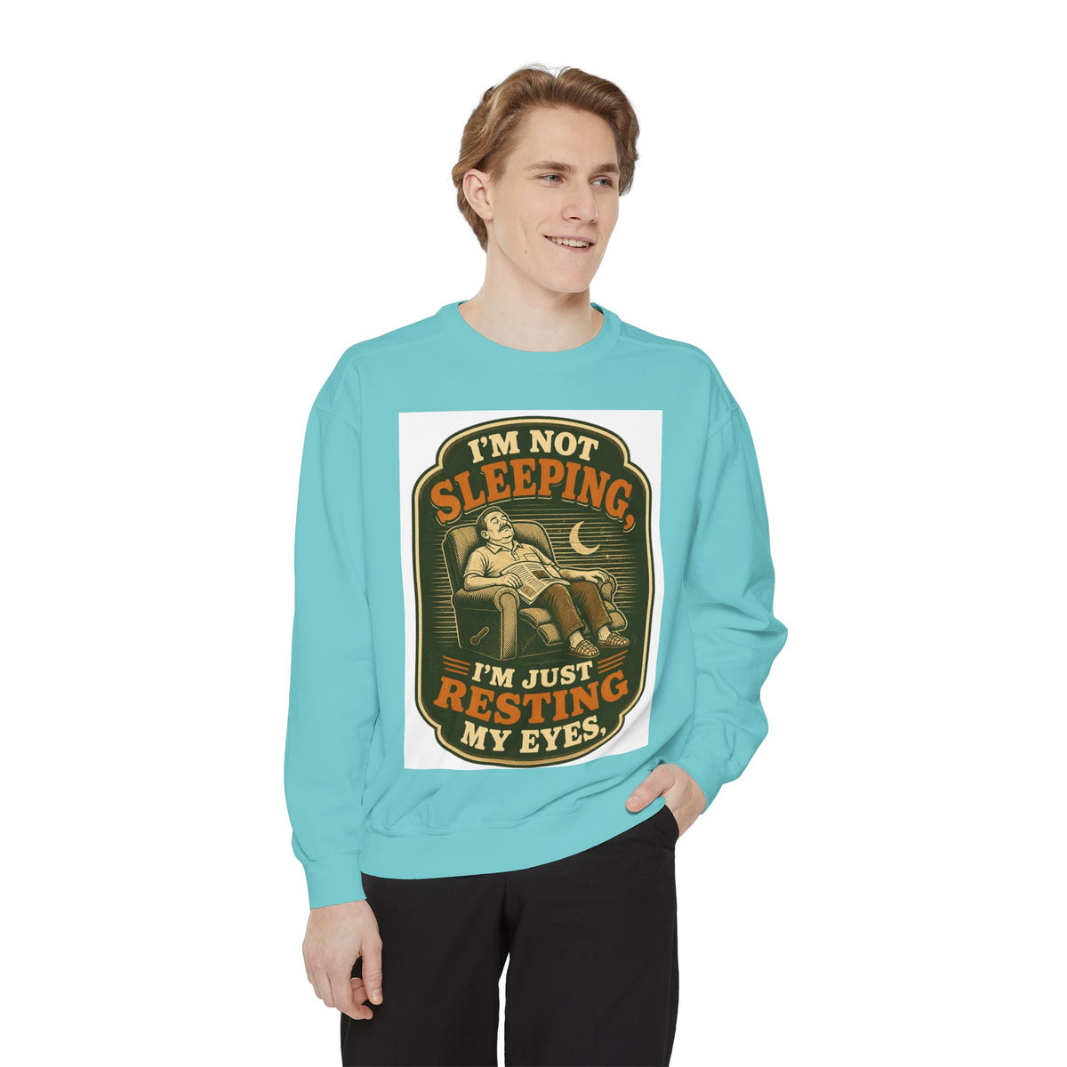 I'm Not Sleeping I'm Resting My Eyes Sweatshirt | Cozy Reader Gift