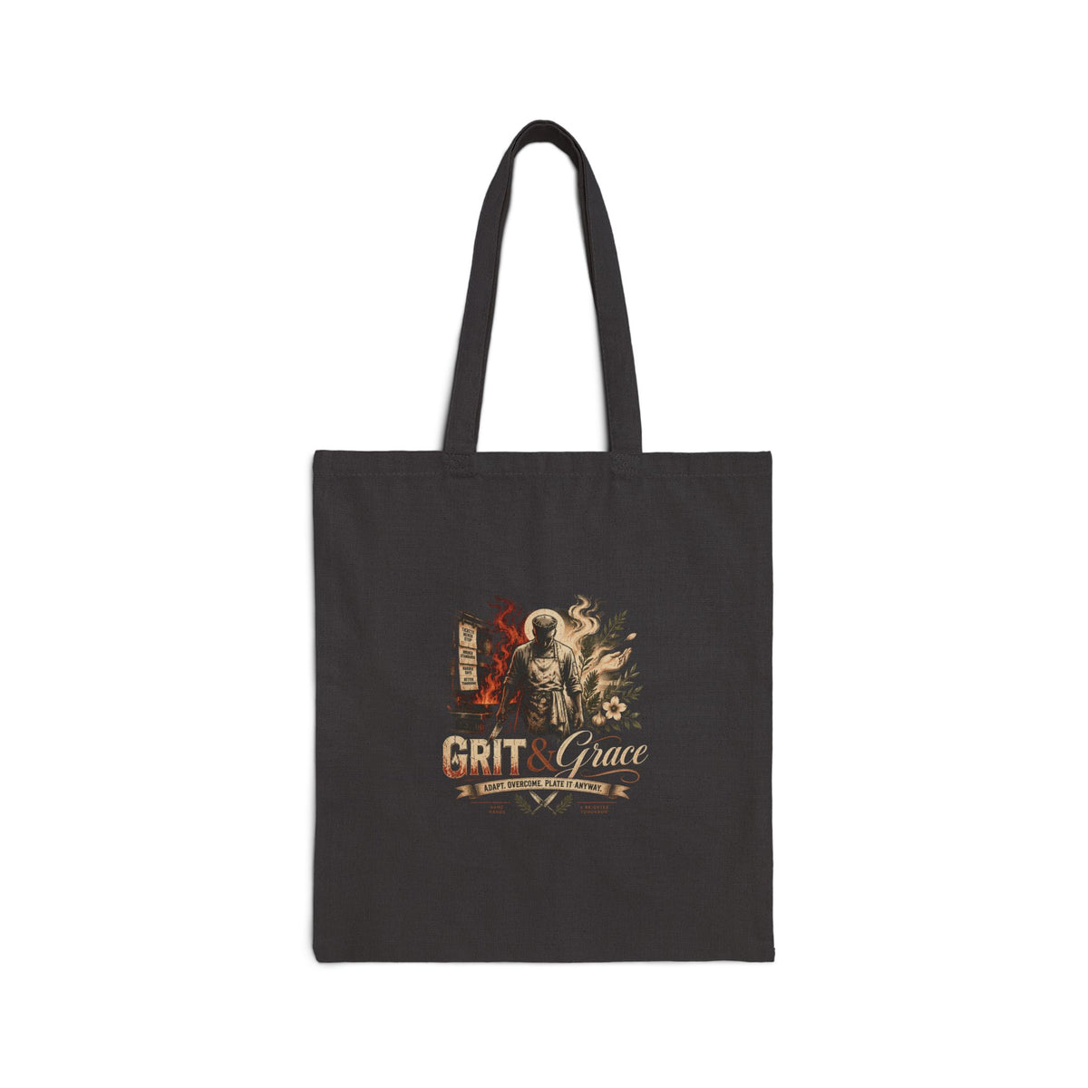 Grit & Grace Western Horse Canvas Tote Bag