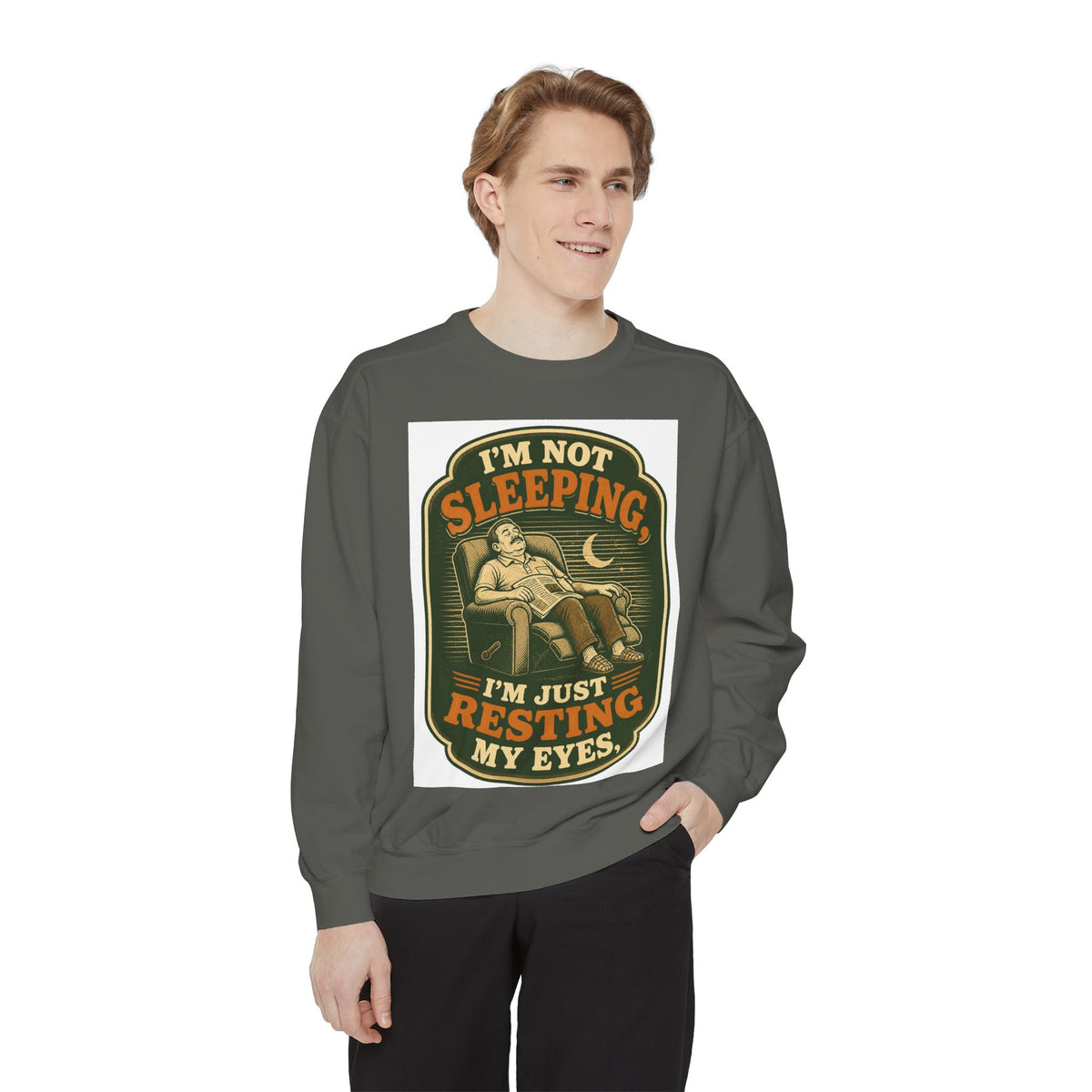 I'm Not Sleeping I'm Resting My Eyes Sweatshirt | Cozy Reader Gift