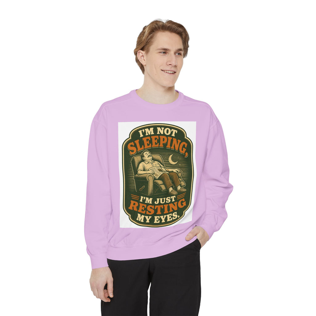 I'm Not Sleeping I'm Resting My Eyes Sweatshirt | Cozy Reader Gift