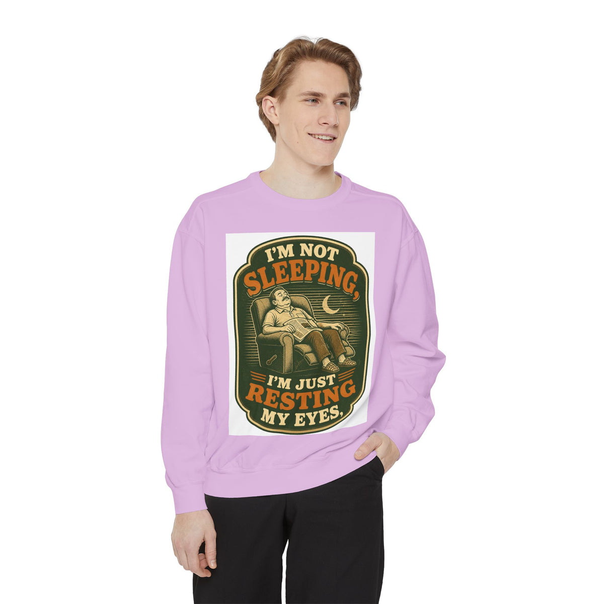 I'm Not Sleeping I'm Resting My Eyes Sweatshirt | Cozy Reader Gift