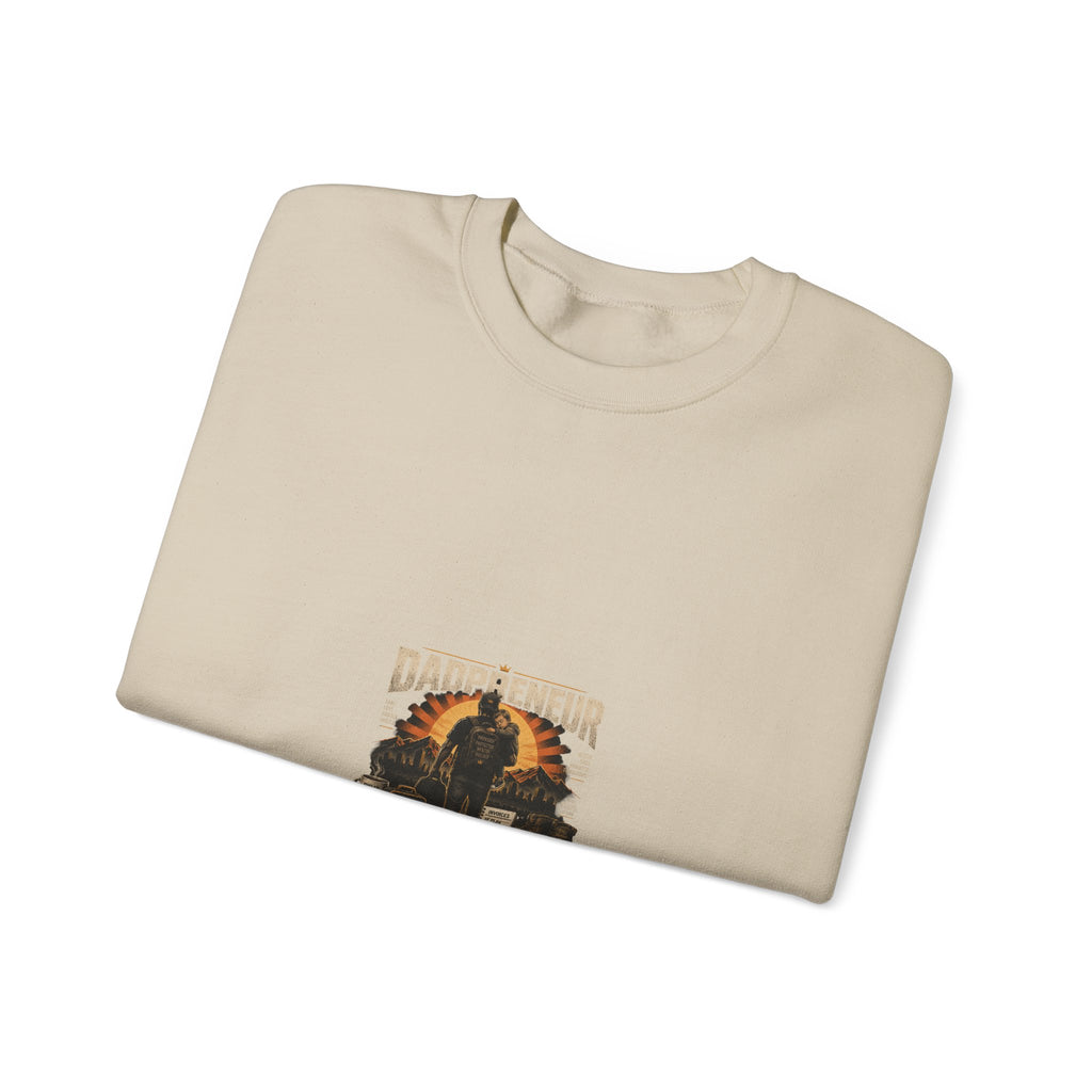 Daredevil Vintage Train Graphic Crewneck Sweatshirt