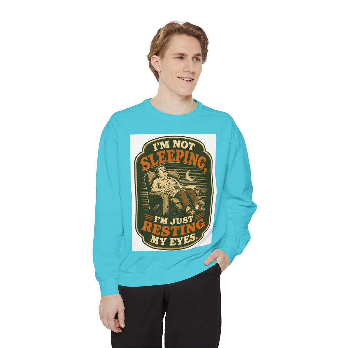 I'm Not Sleeping I'm Resting My Eyes Sweatshirt | Cozy Reader Gift