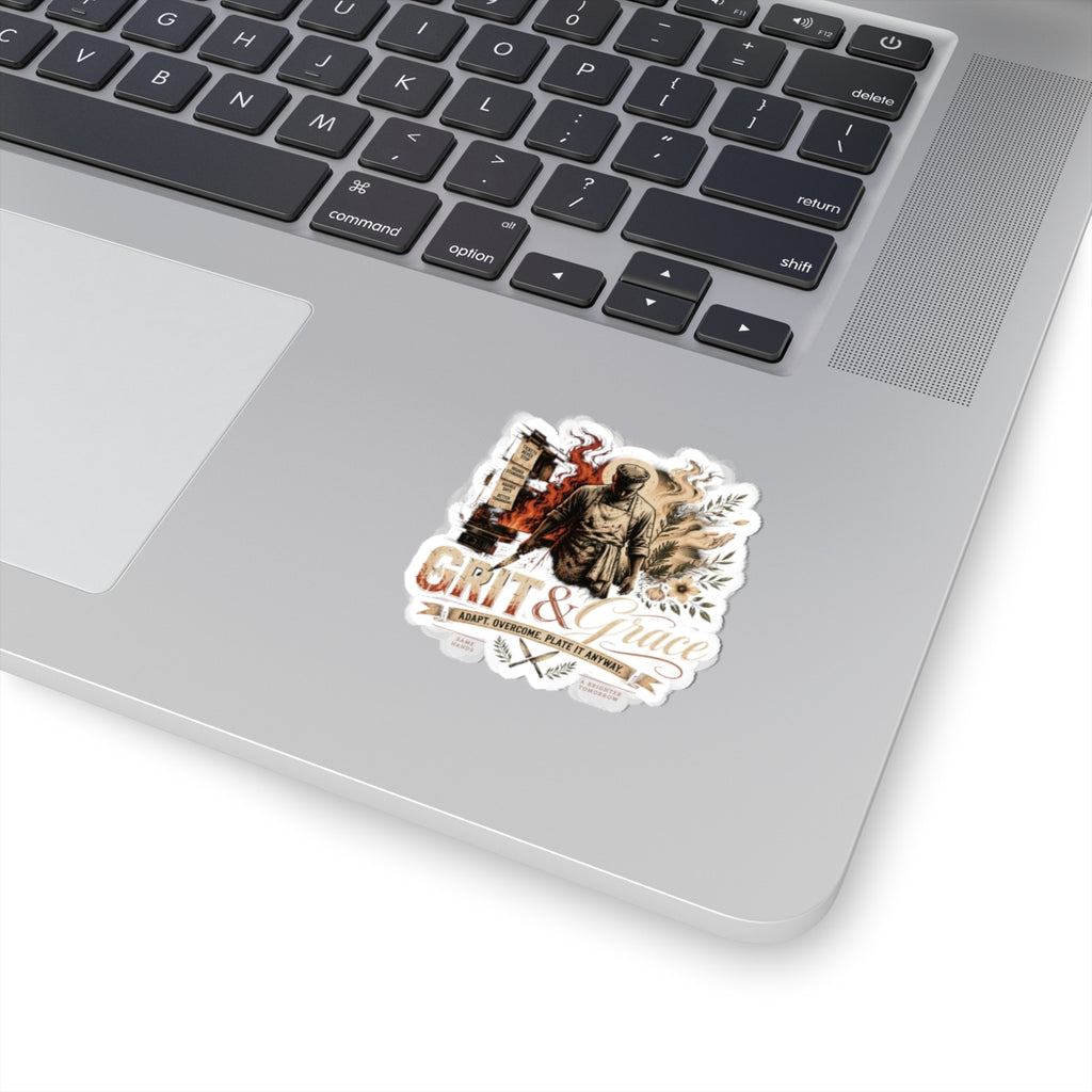 Grit & Grace Kiss-Cut Sticker