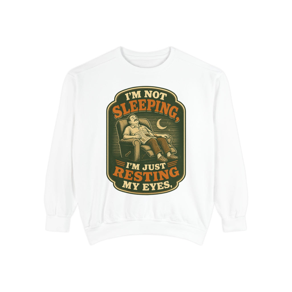 I'm Not Sleeping I'm Resting My Eyes Sweatshirt | Cozy Reader Gift